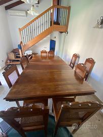 Tavolo in noce primi ’900 estensibile fino a 3,40m