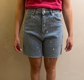 Pantaloncino donna brillantinato taglia 38
