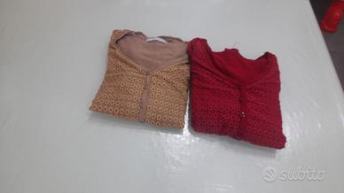set di 2 cardigan donna