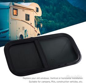Finestra camper 600X300 scorrevole oscurata NUOVA