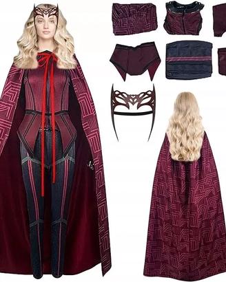 Cosplay Costume Scarlet Witch Wanda Maximoff Donna