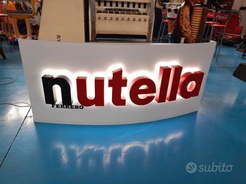 Insegna luminosa Nutella 