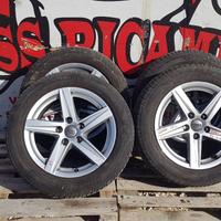 4x CERCHI IN LEGA CON PNEUMATICI AUDI A3-TT-S3 16"