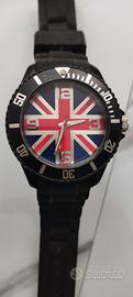 Orologio unisex con sfondo bandiera cassa da 48mm