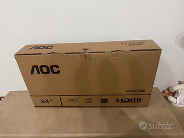 Monitor AOC 34 pollici nuovo sigillato
