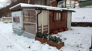 Roulotte Stanziale con preingresso in Trentino