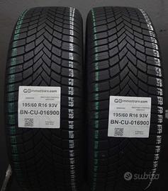 2 Pneumatici 195/60 R16 Bridgestone Weather Contro