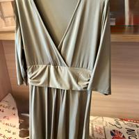 Abito premaman verde militare