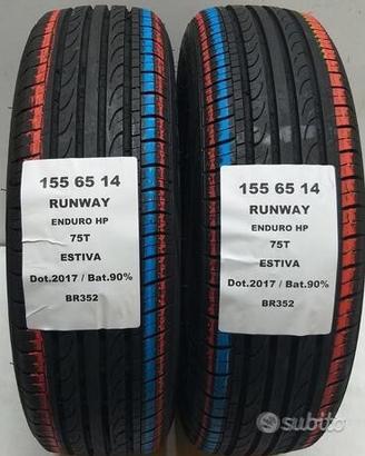 2 gomme 155 65 14 runway br352