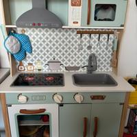 Cucina legno bambini con accessori