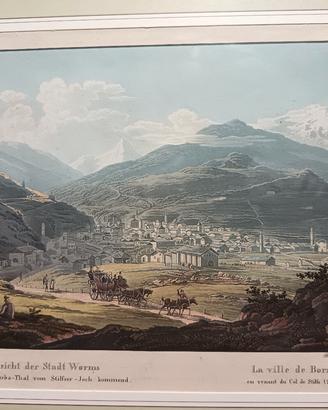 Stampa Bormio Meyer 1830