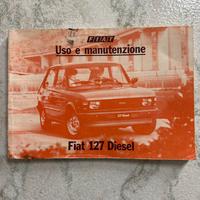 Libretto originale Fiat 127 Diesel d’epoca