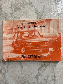 Libretto originale Fiat 127 Diesel d’epoca