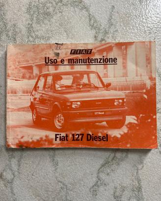 Libretto originale Fiat 127 Diesel d’epoca