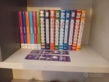 LOTTO 16 LIBRI DIARIO DI UNA SCHIAPPA+2 SEGNALIBRI