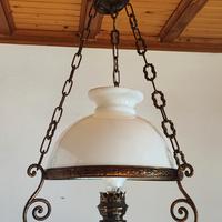 Lampadario stile montano 