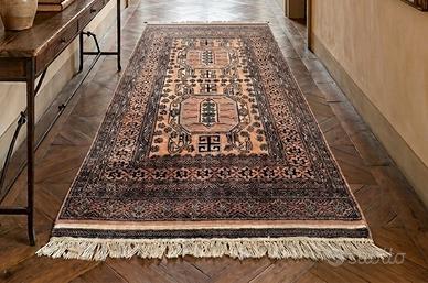 Tappeto Bukhara autentico Pakistan anni '60