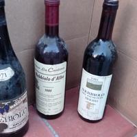 Bottiglie di nebbiolo