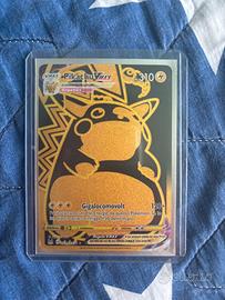 Pikachu vmax black and gold