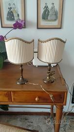Coppia lampade da camera vintage 