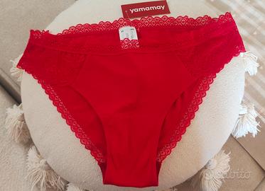 Slip rossi con pizzo Yamamay 