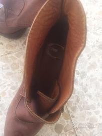 Stivaletto vero cuoio donna