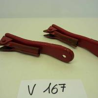 Coppia pedane posteriori SERTUM GILERA GUZZI BIANC