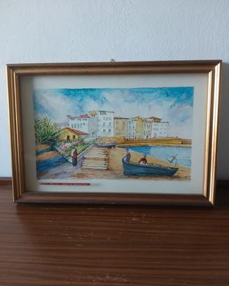 Quadro acquarello: COSTA BRAVA