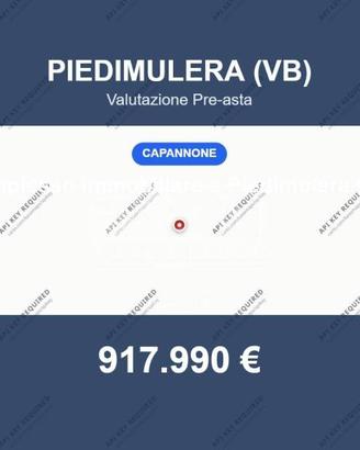 Immobile in asta di 6000 m² a Piedimulera