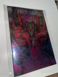 Transformers Fumetto Cover metallizata