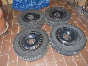4 cerchi in ferro 5 bulloni Ford Mondeo 215 55R16
