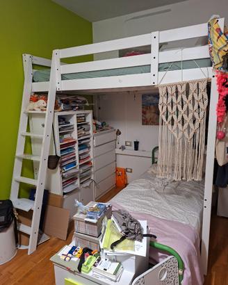 Letto a soppalco ikea Stora.