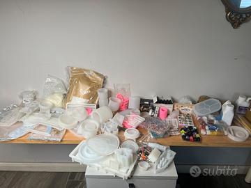 Grande lotto stampi silicone resina accessori