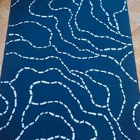 Tappeto Ikea Blu e Bianco
