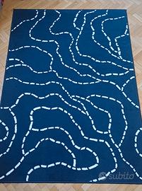 Tappeto Ikea Blu e Bianco