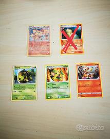 Set 5 Carte Pokemon infernape-ninetales-chimchar-t