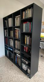 6 Moduli libreria laminato nero