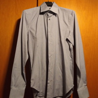 Camicia bianca e nera a quadretti Boggi uomo