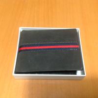 Portafoglio Uomo Tinta Unita Profilo In Tessuto