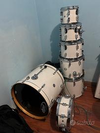 Batteria acustica pdp 7 colore bianco