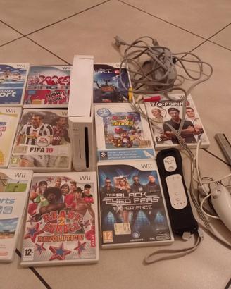 Nintendo Wii con 10 giochi 