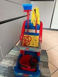 Carrello pulizie giocattolo