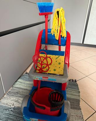 Carrello pulizie giocattolo