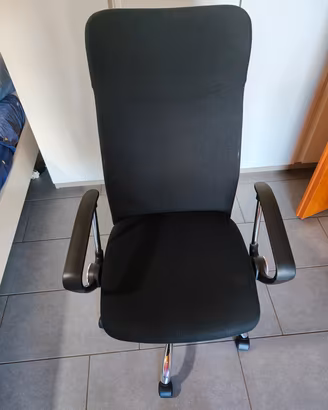 Sedia ufficio ergonomica SONGMICS KIME nera