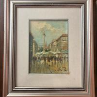 Quadri Piero Magni olio su tela anno 1986