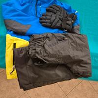Completo sci bimbo 10 anni + guanti