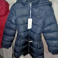 Giubbotto Bimba 6 Anni Ativo - Blu Navy con Fiocco