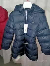 Giubbotto Bimba 6 Anni Ativo - Blu Navy con Fiocco