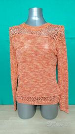 "Camomilla" maglia traforata in filo. Misura L