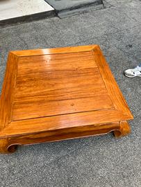 Tavolino in legno massello - stile artigianale